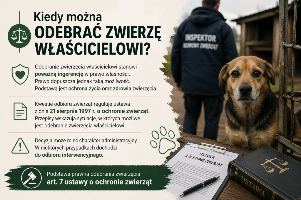 Dokonując odbioru zwierzęcia pamiętaj