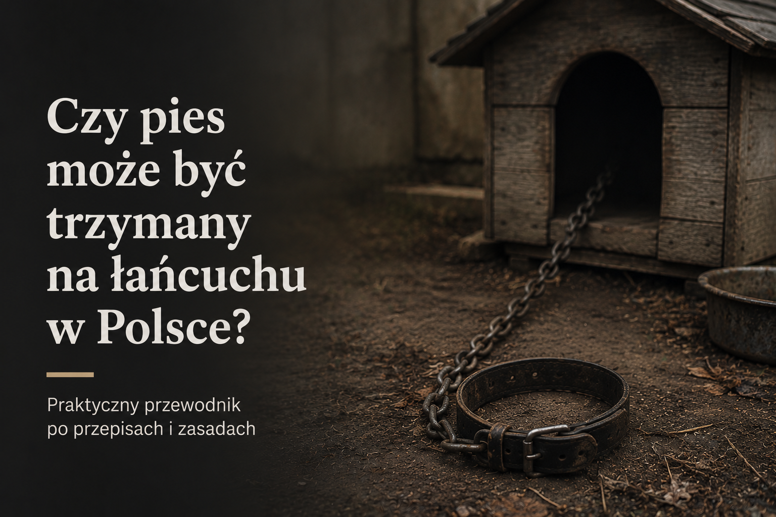 Czy pies może być trzymany na łańcuchu w Polsce?
